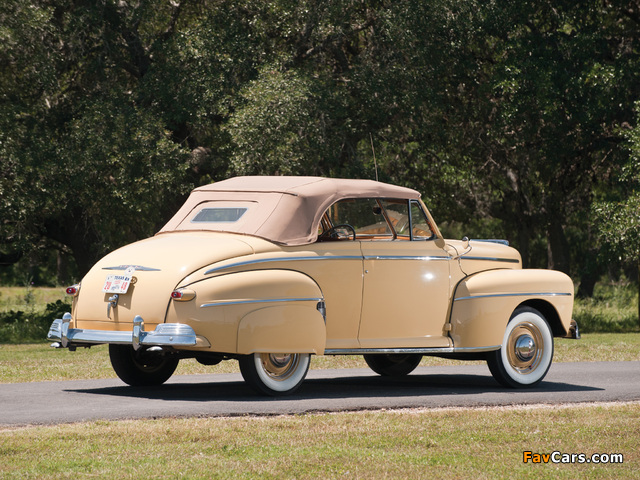 Photos of Ford Super Deluxe Convertible Coupe 1948 (640 x 480)