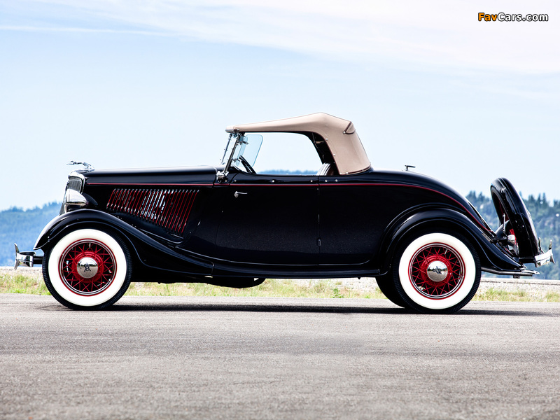 Pictures of Ford V8 Deluxe Roadster (40-710) 1934 (800 x 600)