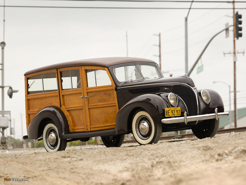 Pictures of Ford V8 Deluxe Station Wagon (81A-790) 1938 (1024 x 768)