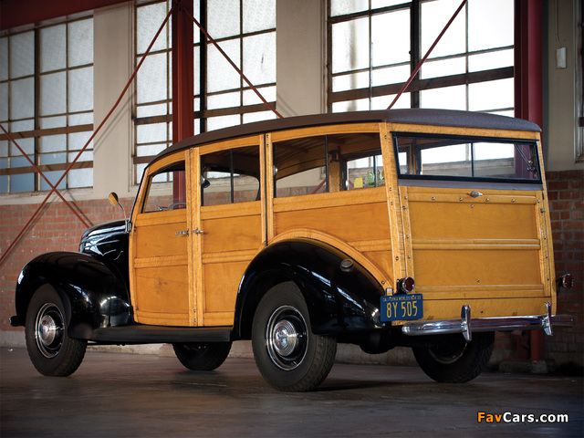 Pictures of Ford V8 Deluxe Station Wagon (91A-79) 1939 (640 x 480)
