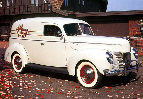 Pictures of Ford V8 Deluxe Sedan Delivery (01A-78) 1940