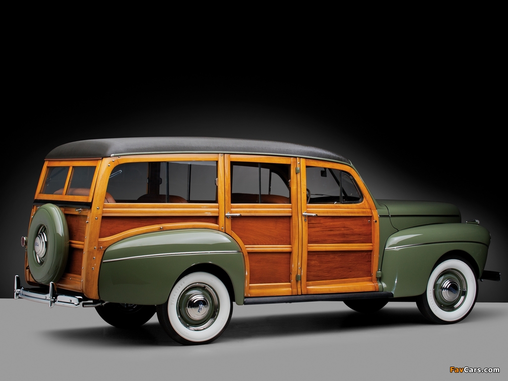 Pictures of Ford V8 Super Deluxe Station Wagon (11A-79B) 1941 (1024 x 768)