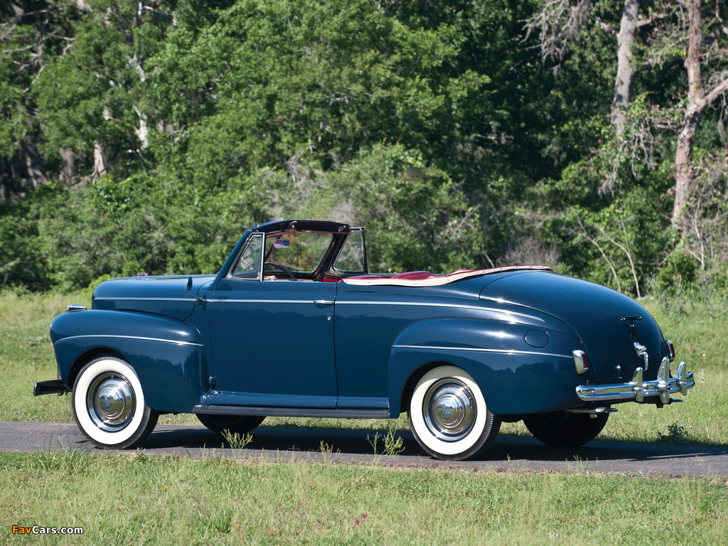 Pictures of Ford V8 Super Deluxe Convertible Coupe (11A-76) 1941 (1024 x 768)