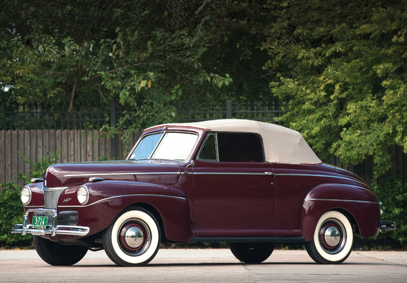 Pictures of Ford V8 Super Deluxe Convertible Coupe (11A-76) 1941