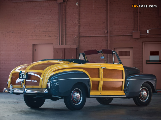 Pictures of Ford Super Deluxe Sportsman Convertible 1946 (640 x 480)