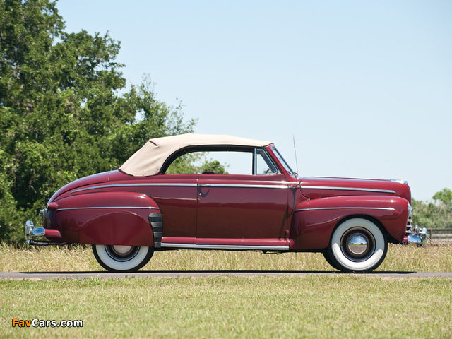 Pictures of Ford V8 Super Deluxe Convertible Coupe 1946 (640 x 480)