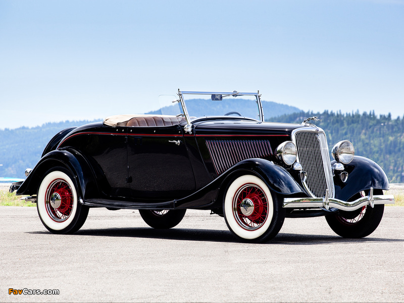 Ford V8 Deluxe Roadster (40-710) 1934 wallpapers (800 x 600)