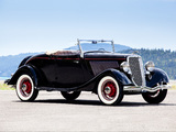 Ford V8 Deluxe Roadster (40-710) 1934 wallpapers