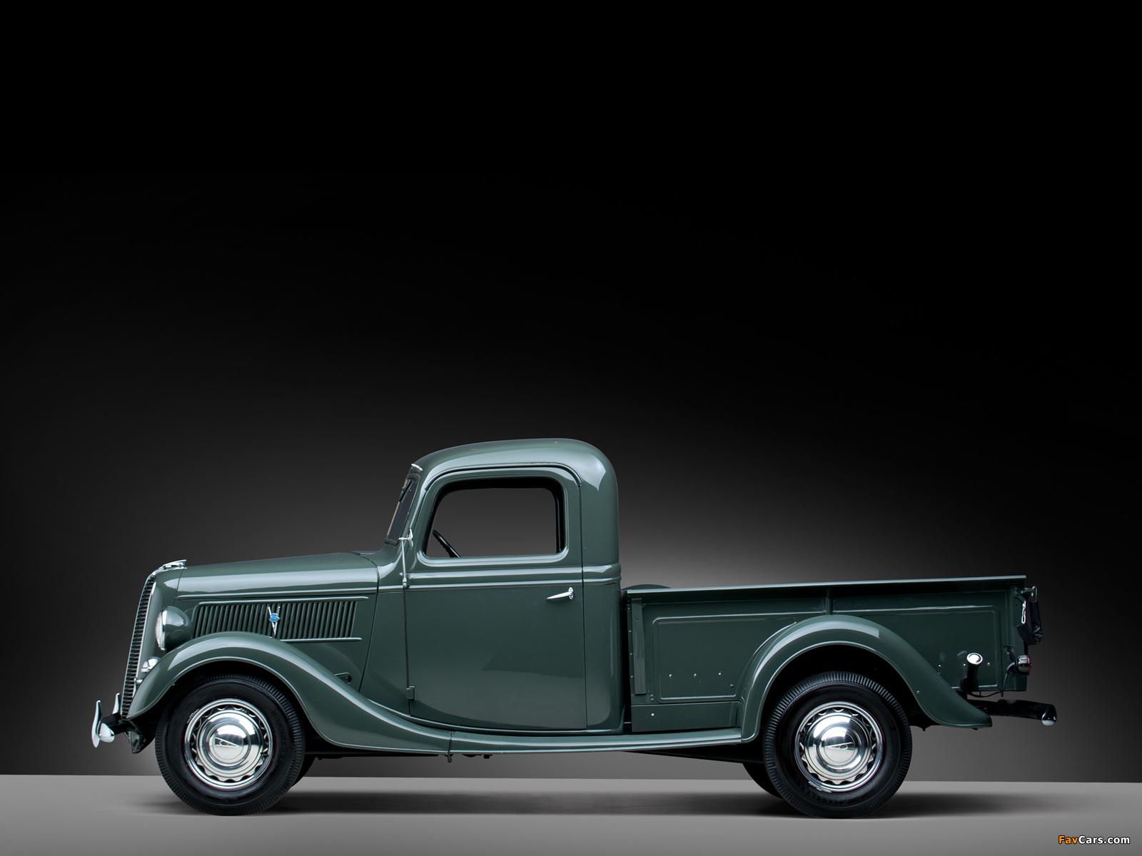 Ford V8 Deluxe Pickup (77-830) 1937 wallpapers (1600 x 1200)