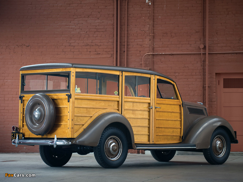 Ford V8 Deluxe Station Wagon 1937 wallpapers (800 x 600)