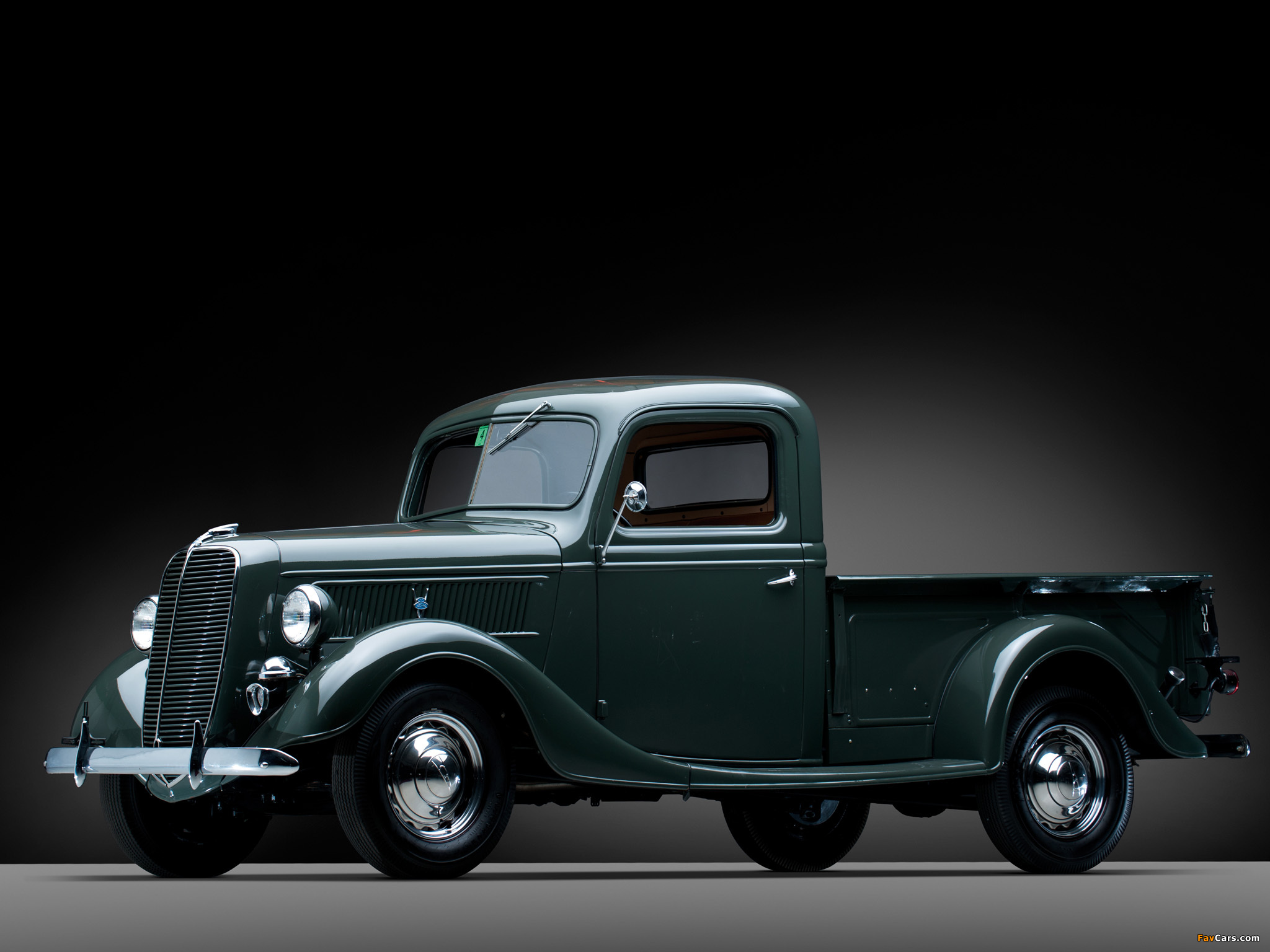 Ford V8 Deluxe Pickup (77-830) 1937 wallpapers (2048 x 1536)