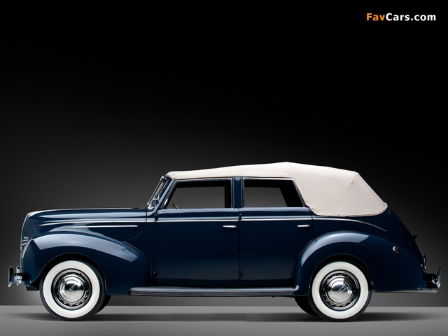 Ford V8 Deluxe Convertible Fordor Sedan (91A-74) 1939 wallpapers (640 x 480)