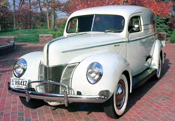 Ford V8 Deluxe Sedan Delivery (01A-78) 1940 wallpapers