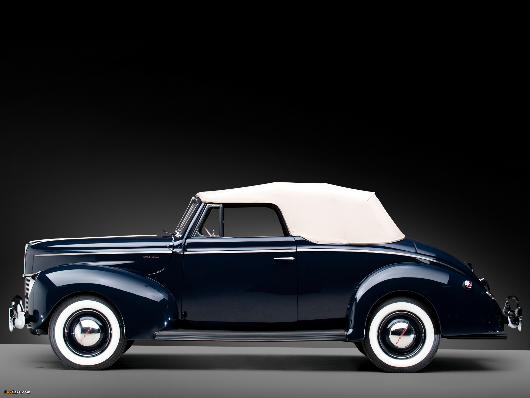 Ford V8 Deluxe Convertible Coupe 1940 wallpapers (2048 x 1536)
