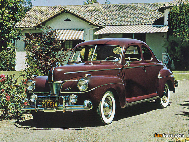 Ford V8 Super Deluxe 5-window Coupe (11A-77B) 1941 wallpapers (640 x 480)