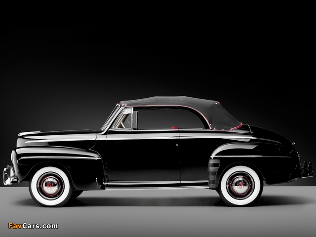 Ford V8 Super Deluxe Convertible Coupe 1946 wallpapers (640 x 480)