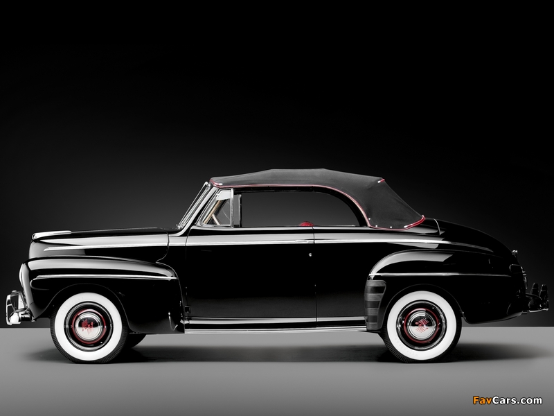 Ford V8 Super Deluxe Convertible Coupe 1946 wallpapers (800 x 600)