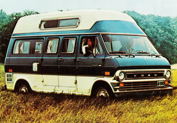 Ford Econoline Club Wagon Camper 1971 wallpapers