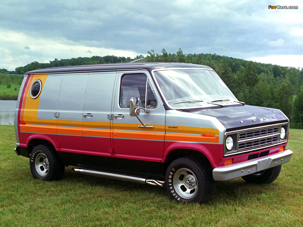 Ford Econoline Custom Van 1976 wallpapers (1024 x 768)