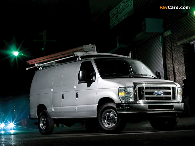 Ford E-350 Cargo Van 2007 wallpapers (640 x 480)