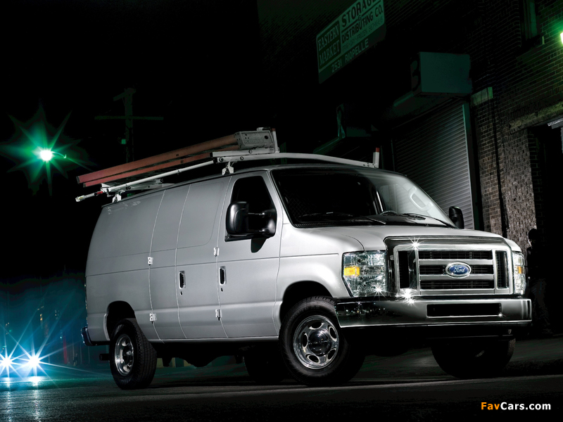 Ford E-350 Cargo Van 2007 wallpapers (800 x 600)
