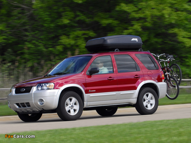 Ford Escape Hybrid 2004–07 wallpapers (640 x 480)