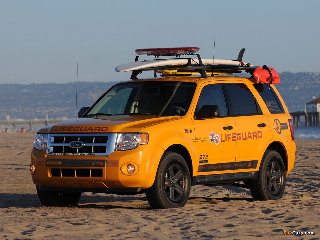 Ford Escape Hybrid Lifeguard 2008–12 images (1024 x 768)