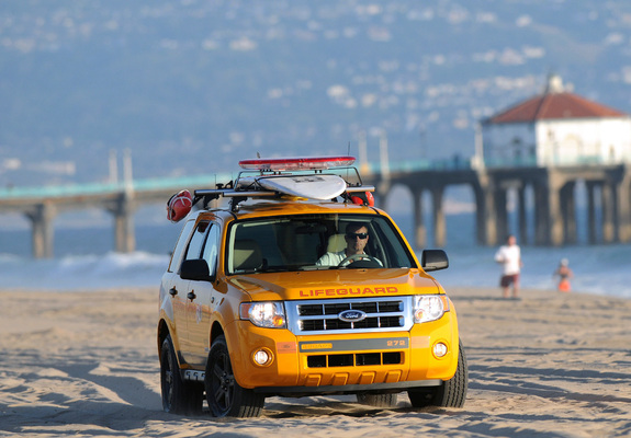 Ford Escape Hybrid Lifeguard 2008–12 wallpapers