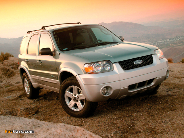 Photos of Ford Escape Hybrid 2004–07 (640 x 480)