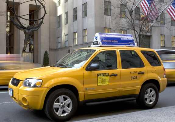 Photos of Ford Escape Hybrid Taxi 2005–07