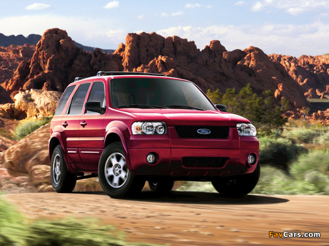 Pictures of Ford Escape 2004–07 (640 x 480)