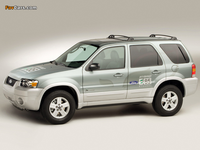 Pictures of Ford Escape Hybrid E85 Concept 2006 (640 x 480)