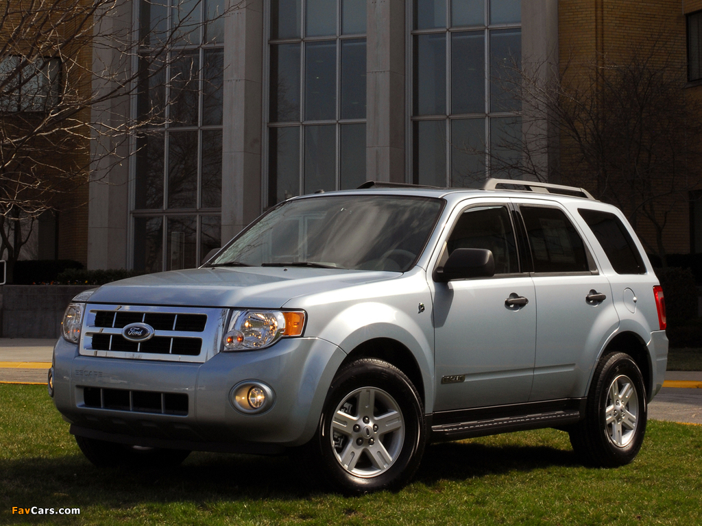 Ford Escape Hybrid 2007–12 wallpapers (1024 x 768)