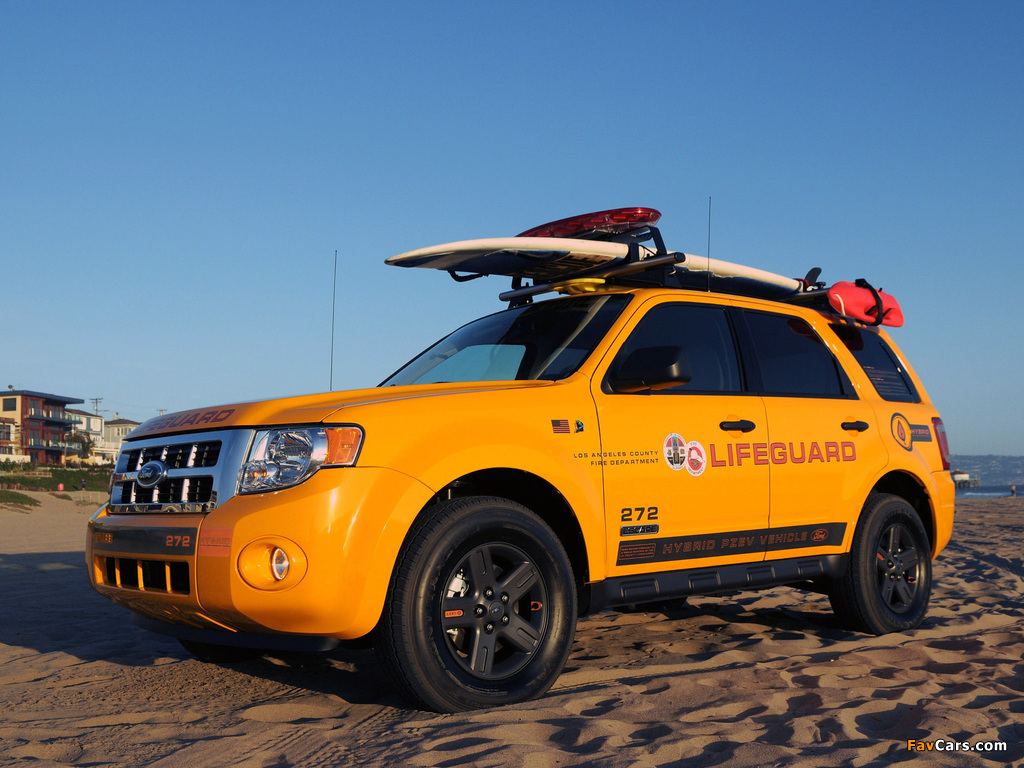 Ford Escape Hybrid Lifeguard 2008–12 wallpapers (1024 x 768)