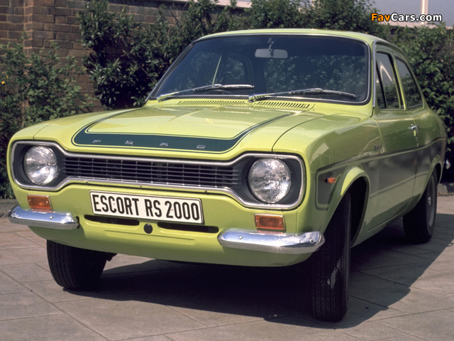 Ford Escort RS2000 UK-spec 1973–74 wallpapers (640 x 480)