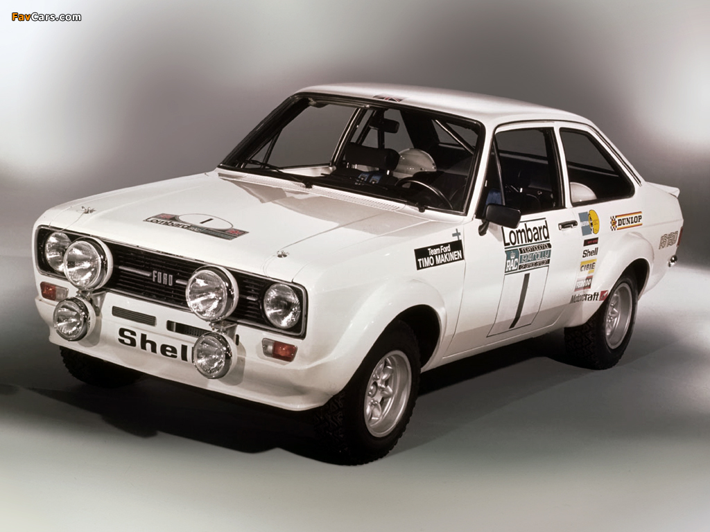 Ford Escort RS1800 Rally Car 1975–82 pictures (1024 x 768)
