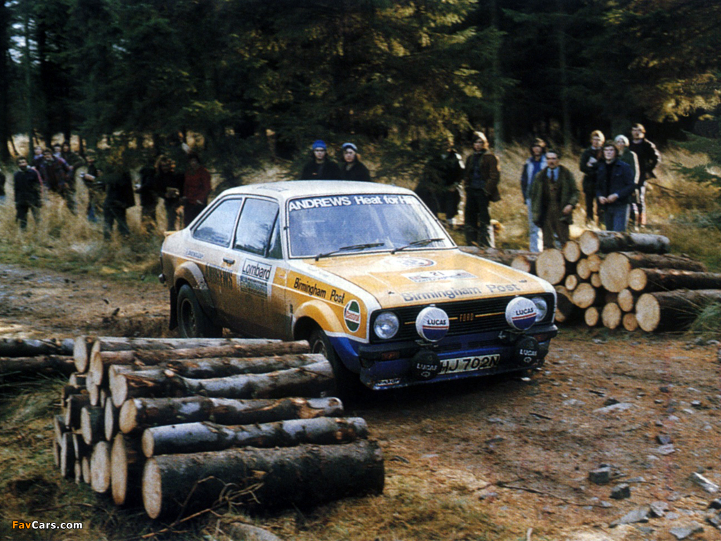 Ford Escort RS1800 Lombard RAC Rally (II) 1978 pictures (1024 x 768)