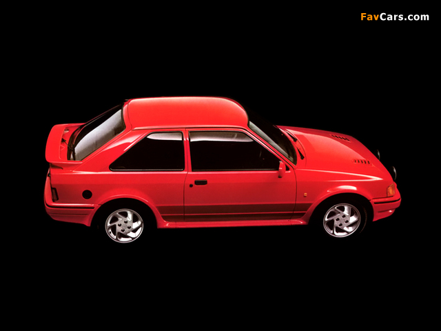 Ford Escort RS Turbo 1986–90 wallpapers (640 x 480)