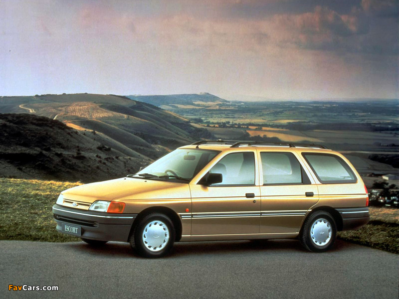 Ford Escort Estate UK-spec 1990–93 wallpapers (800 x 600)