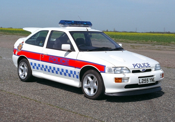 Ford Escort RS Cosworth Police 1992–93 wallpapers