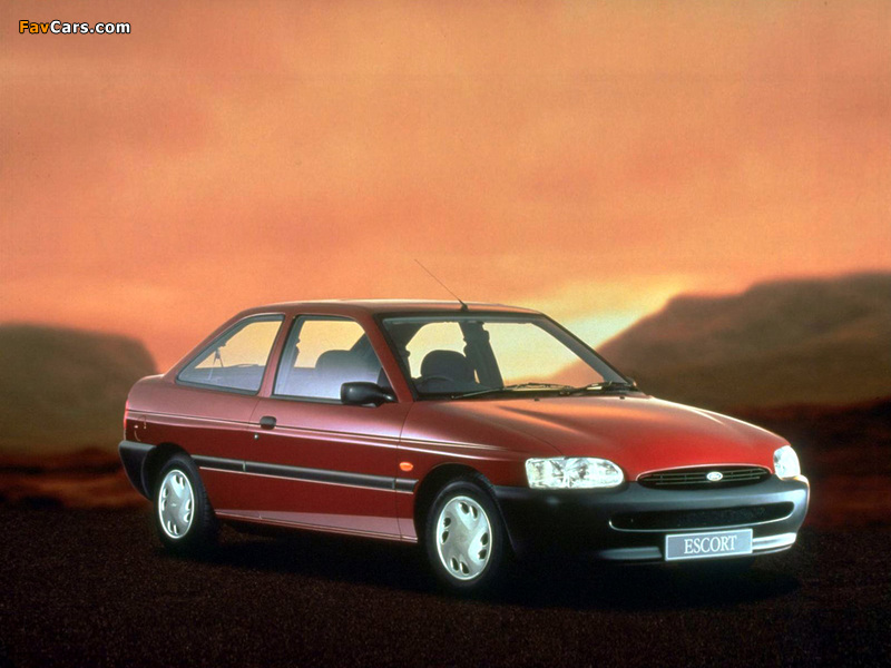 Ford Escort Encore 3-door Hatchback UK-spec 1995–98 wallpapers (800 x 600)