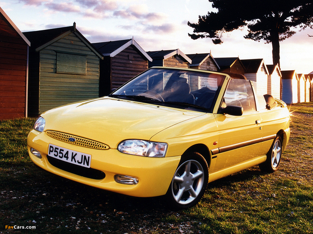 Ford Escort Calypso Cabriolet UK-spec 1996–98 pictures (1024 x 768)