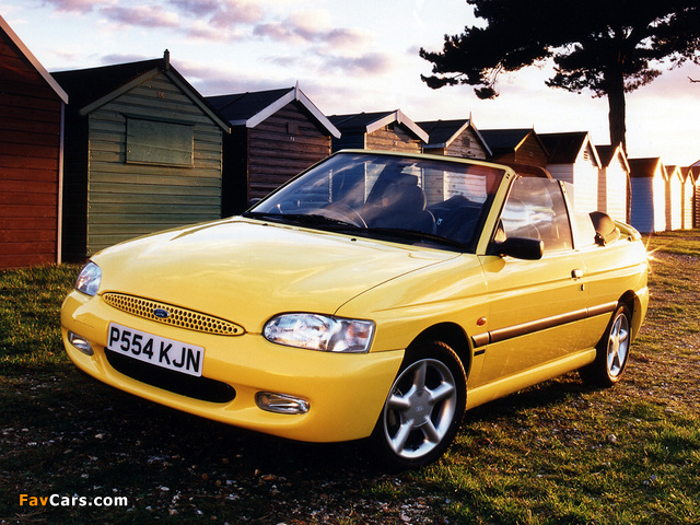 Ford Escort Calypso Cabriolet UK-spec 1996–98 pictures (640 x 480)