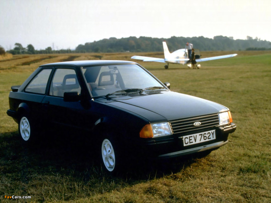 Images of Ford Escort Coupe UK-spec 1980–86 (1024 x 768)