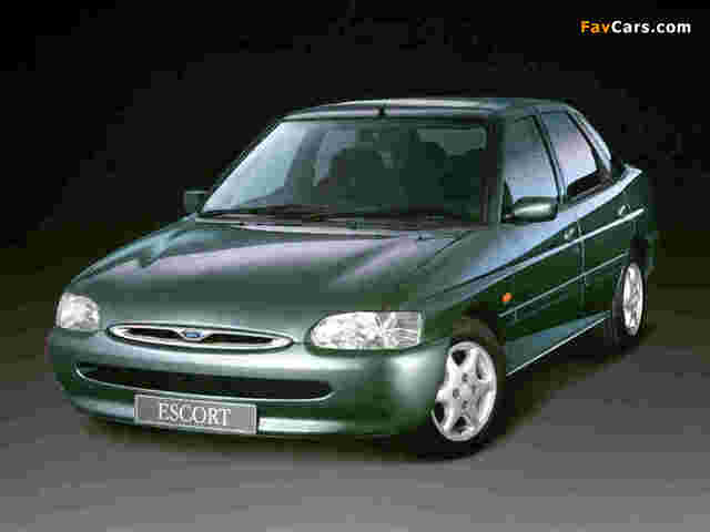 Images of Ford Escort Ghia 5-door Hatchback UK-spec 1995–98 (640 x 480)