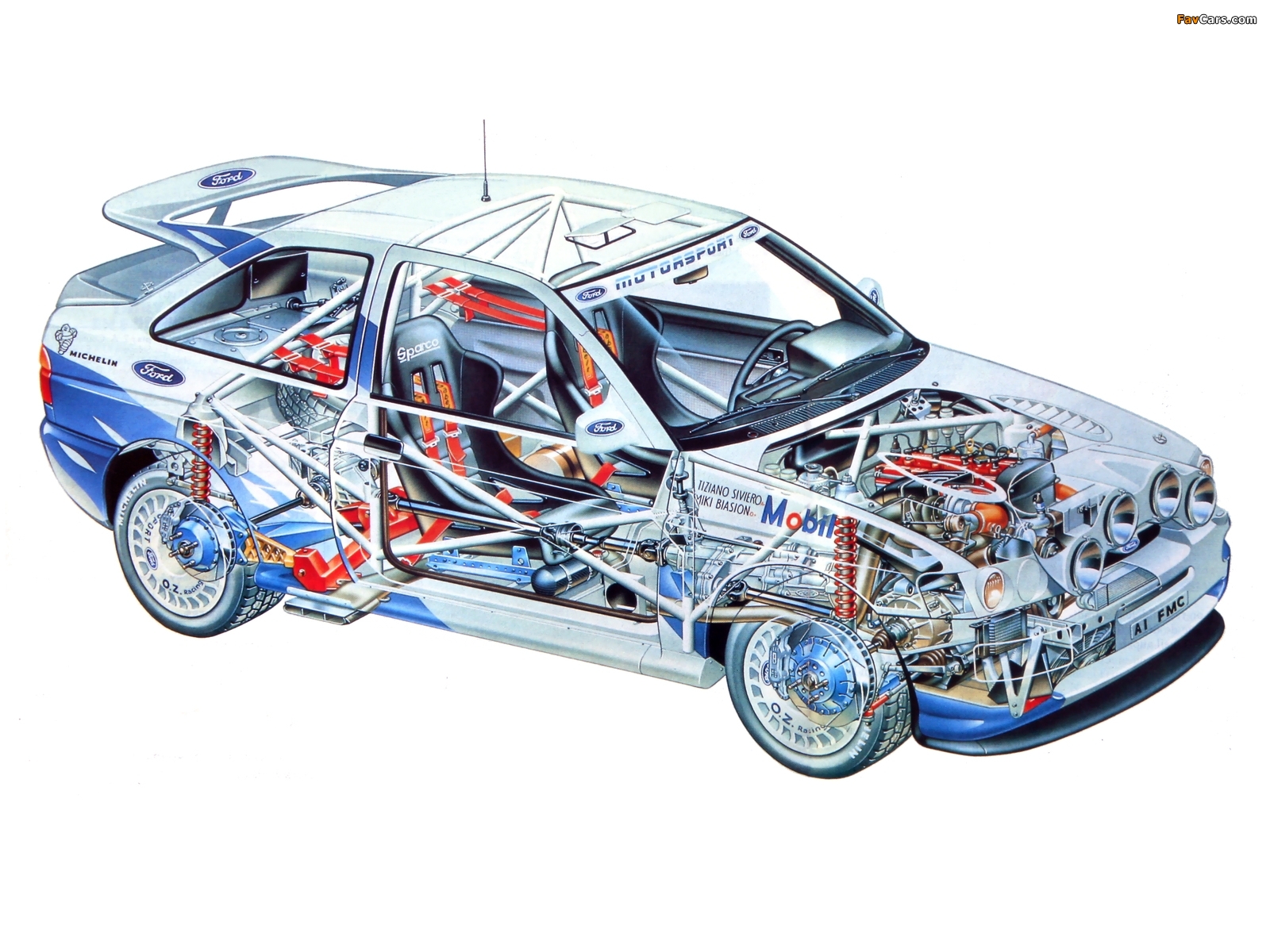 Photos of Ford Escort RS Cosworth Rally Car (Vb) (1600 x 1200)