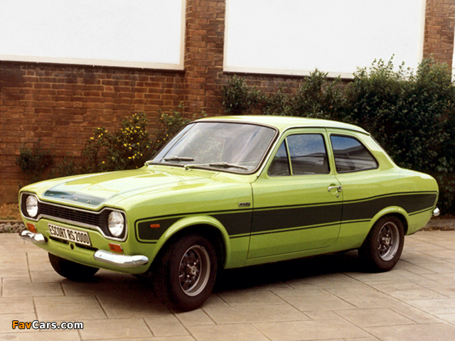 Photos of Ford Escort RS2000 UK-spec 1973–74 (640 x 480)
