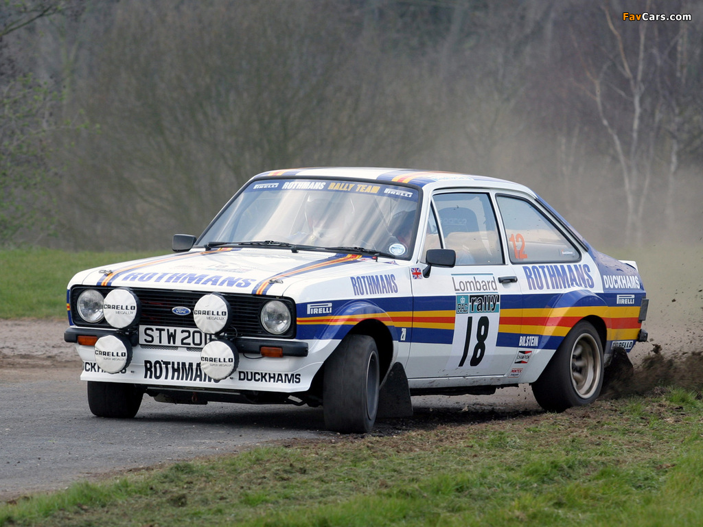 Photos of Ford Escort RS1800 Rally Car 1975–82 (1024 x 768)
