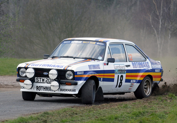 Photos of Ford Escort RS1800 Rally Car 1975–82