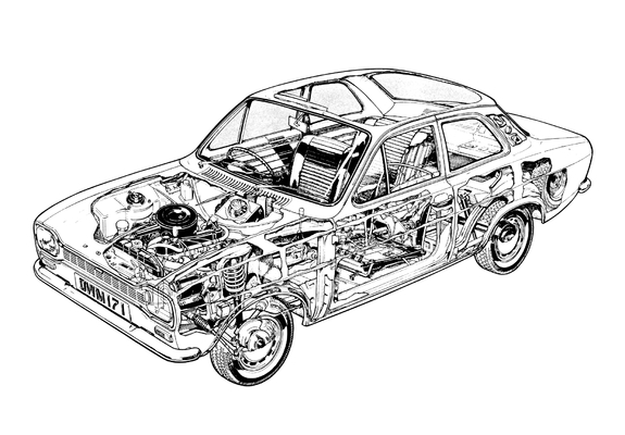 Pictures of Ford Escort Coupe 1968–74
